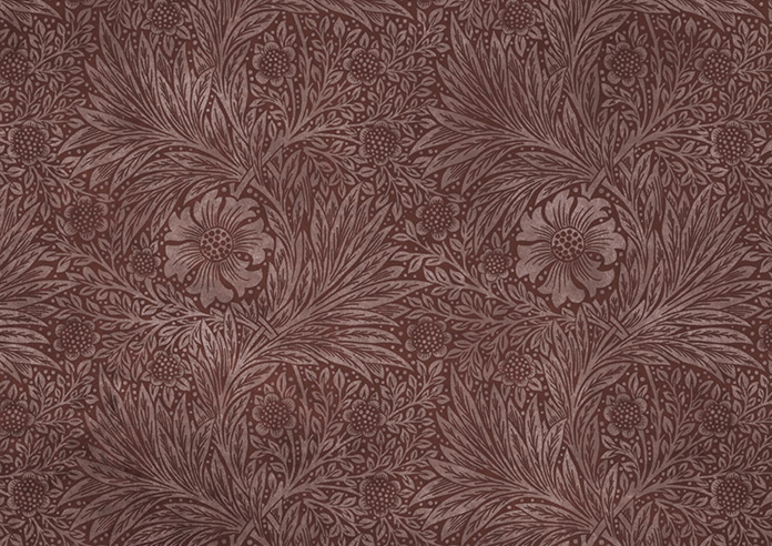 William Morris Marigold Velvet, Berry - Made to Measure Curtains - Image 8